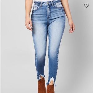 Kancan ultra high rise ankle jean